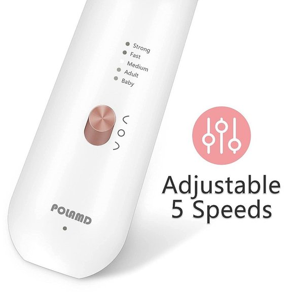 Professional Manicure Pedicure Kit, Electric Nail File Set, Cordless 5 speeds - Picture 2 of 3